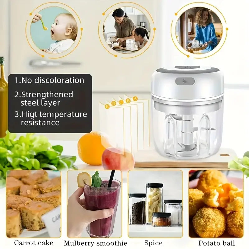 Mini Electric Food Processor